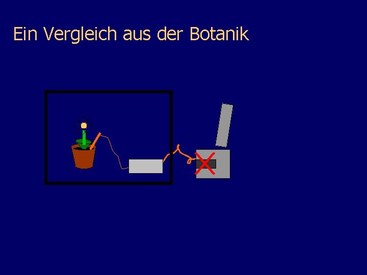 Ein Vergleich aus der Botanik 