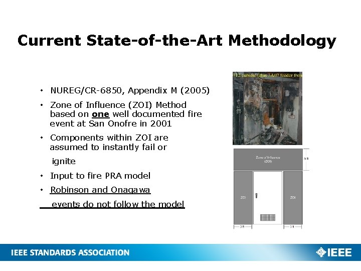 Current State-of-the-Art Methodology 6 • NUREG/CR-6850, Appendix M (2005) • Zone of Influence (ZOI)