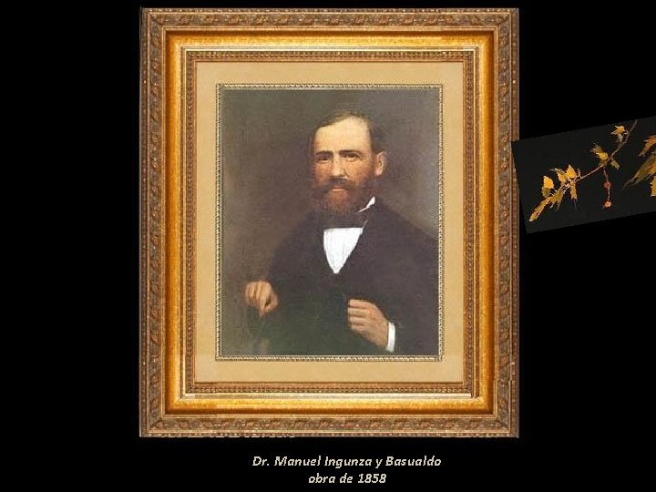Dr. Manuel Ingunza y Basualdo obra de 1858 