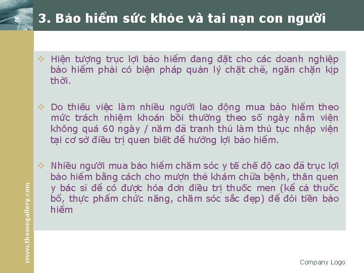 3. Bảo hiểm sức khỏe và tai nạn con người v Hiện tượng trục