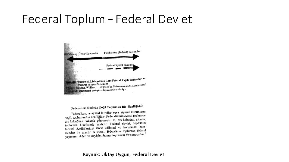 Federal Toplum – Federal Devlet Kaynak: Oktay Uygun, Federal Devlet 