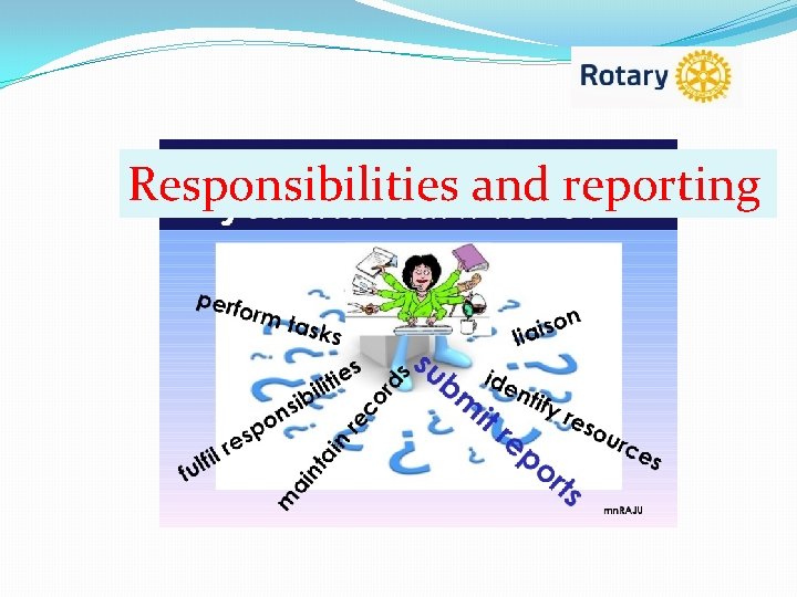 Responsibilities and reporting 