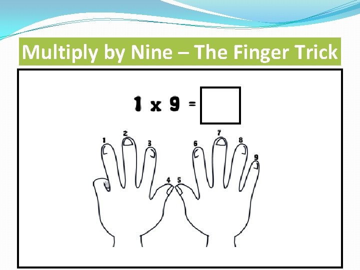 Multiply by Nine – The Finger Trick 