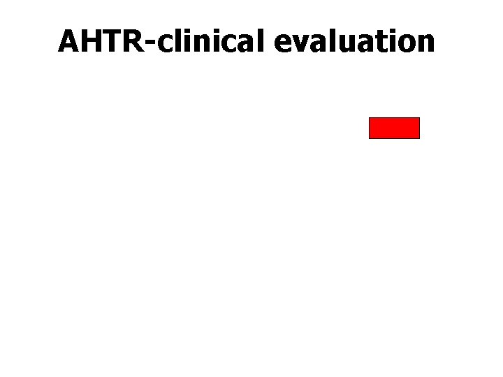 AHTR-clinical evaluation 