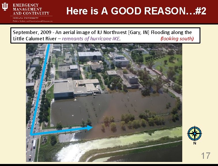 Here is A GOOD REASON…#2 September, 2009 - An aerial image of IU Northwest