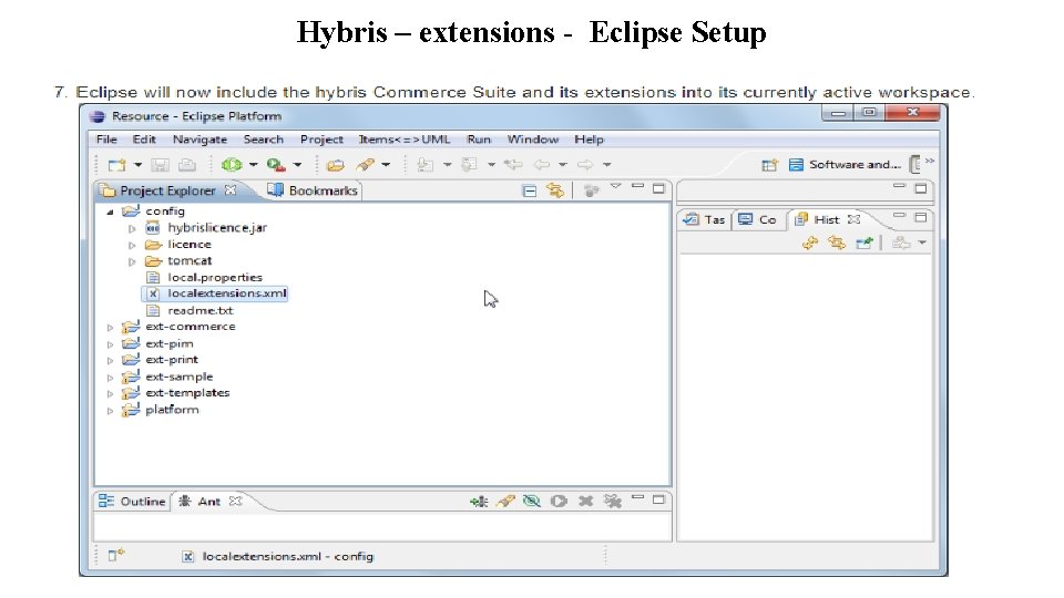 Hybris – extensions - Eclipse Setup 