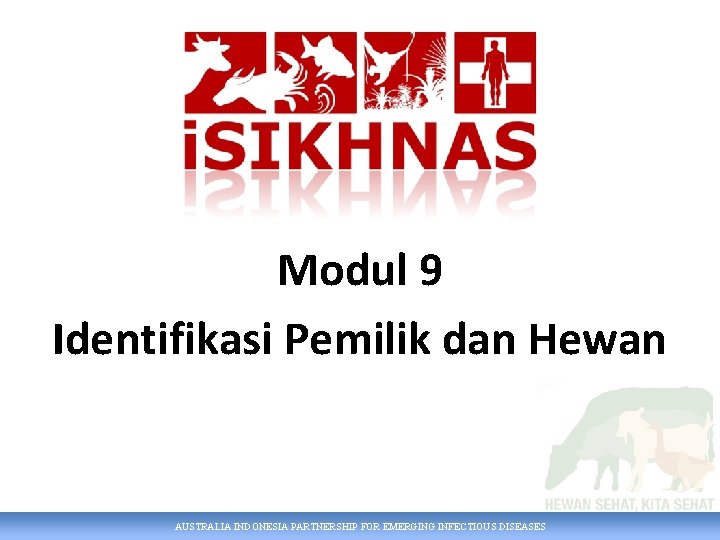 Modul 9 Identifikasi Pemilik dan Hewan AUSTRALIA INDONESIA PARTNERSHIP FOR EMERGING INFECTIOUS DISEASES 