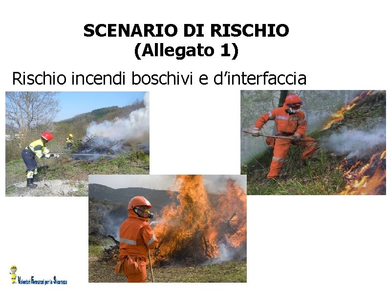 SCENARIO DI RISCHIO (Allegato 1) Rischio incendi boschivi e d’interfaccia 