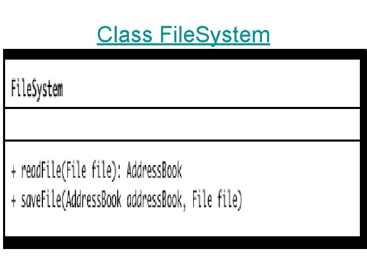 Class File. System 