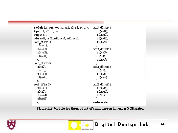 module log_eqn_pos_nor (x 1, x 2, x 3, x 4, z 1); input x