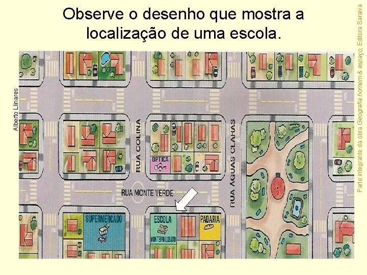 Parte integrante da obra Geografia homem & espaço, Editora Saraiva Alberto Llinares Observe o