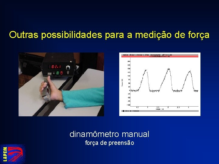 Outras possibilidades para a medição de força dinamômetro manual força de preensão 