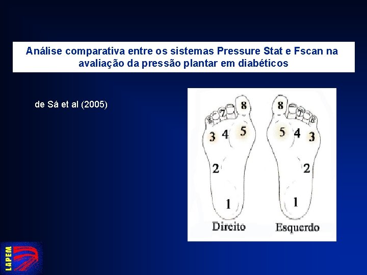 Análise comparativa entre os sistemas Pressure Stat e Fscan na avaliação da pressão plantar