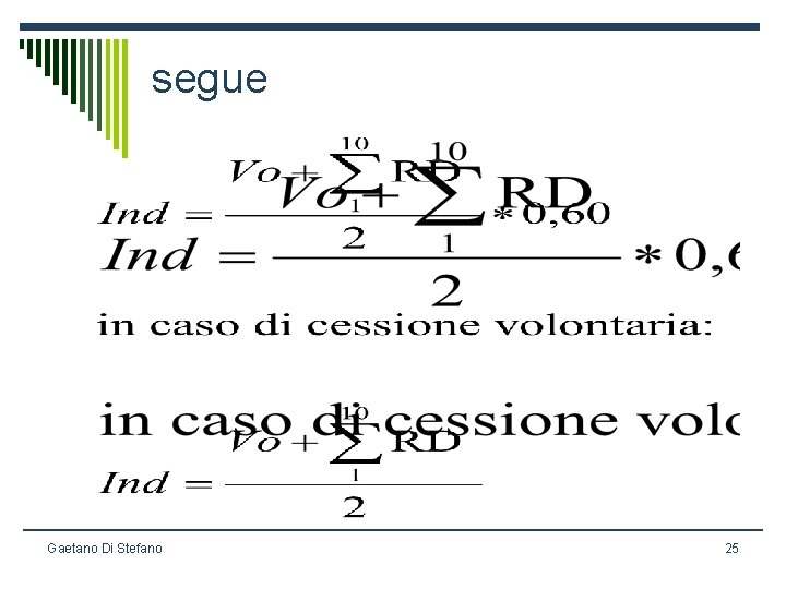 segue Gaetano Di Stefano 25 