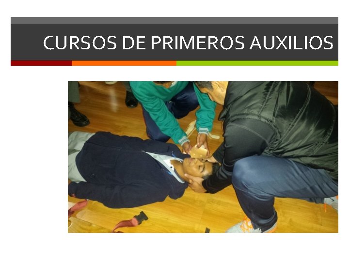 CURSOS DE PRIMEROS AUXILIOS 