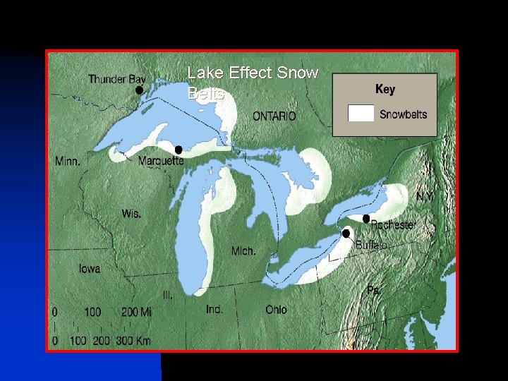 Lake Effect Snow Belts 