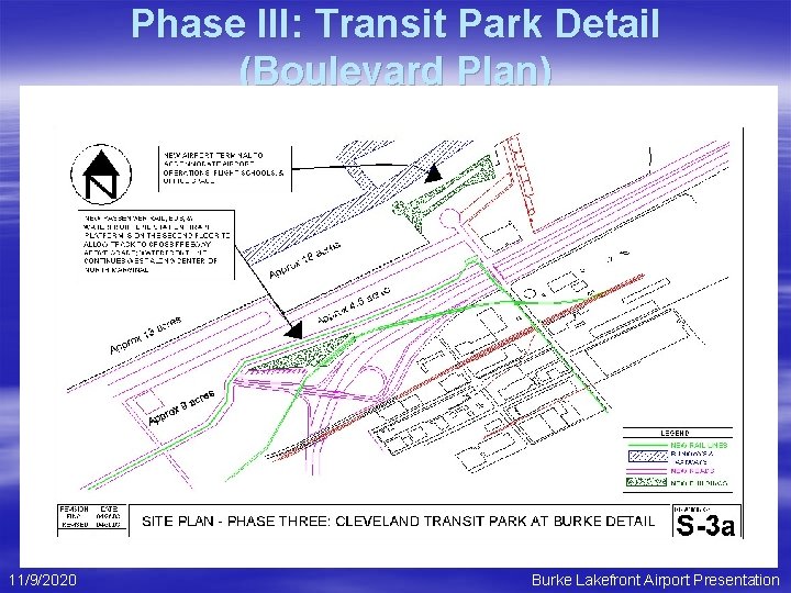 Phase III: Transit Park Detail (Boulevard Plan) 11/9/2020 Burke Lakefront Airport Presentation 