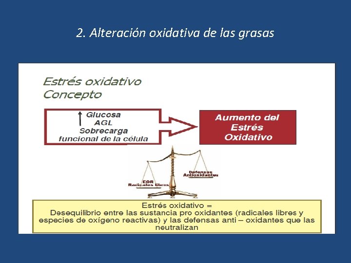 2. Alteración oxidativa de las grasas 