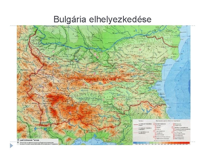 Bulgária elhelyezkedése 