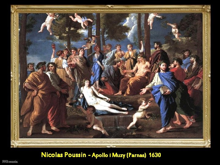 Nicolas Poussin - Apollo i Muzy (Parnas) 1630 PPS mania Nicolas Poussin - Apollo i Muzy (Parnas) 1630 PPS mania