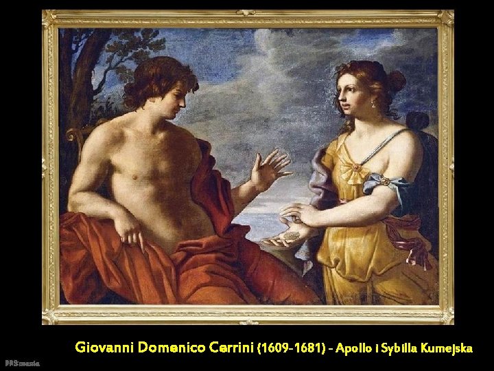 Giovanni Domenico Cerrini (1609 -1681) - Apollo i Sybilla Kumejska PPS mania 