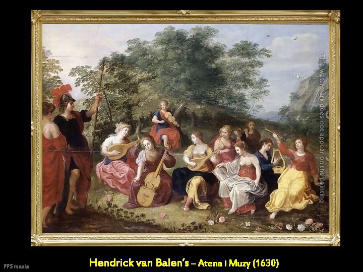PPS mania Hendrick van Balen’s – Atena i Muzy (1630) 