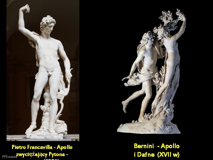 Pietro Francavilla - Apollo zwyciężający Pytona - PPS mania Bernini - Apollo i Dafne