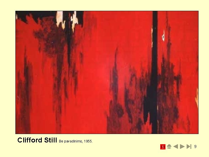Clifford Still Be pavadinimo, 1955. 9 
