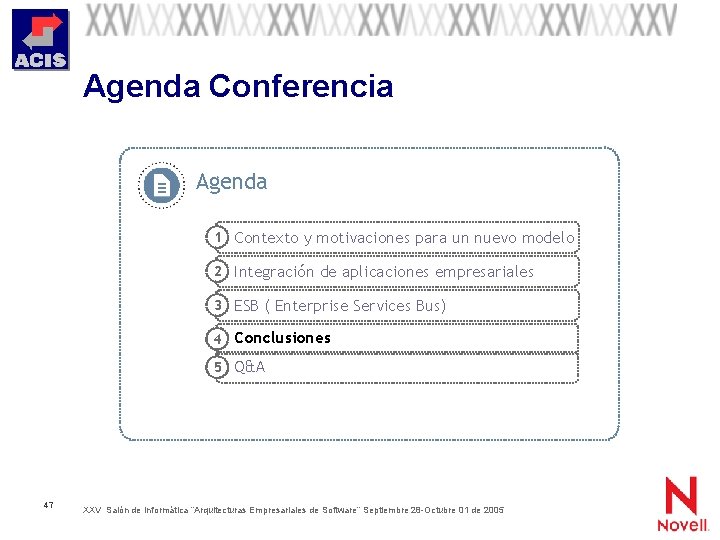 Agenda Conferencia Agenda 1 Contexto y motivaciones para un nuevo modelo 2 Integración de