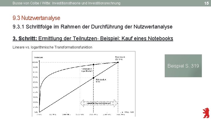 15 Busse von Colbe / Witte: Investitionstheorie und Investitionsrechnung 9. 3 Nutzwertanalyse 9. 3.