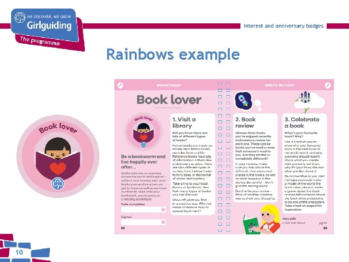 Rainbows example 10 