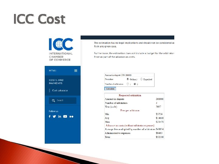 ICC Cost 