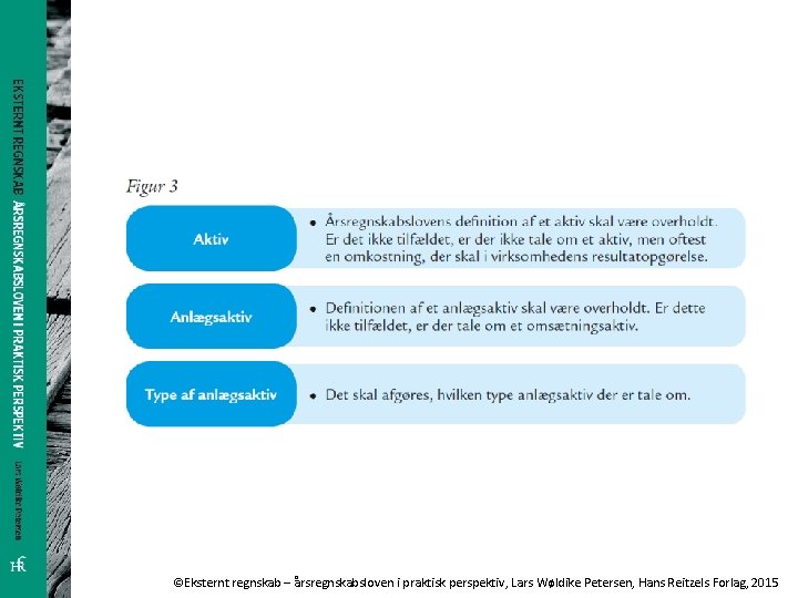 ©Eksternt regnskab – årsregnskabsloven i praktisk perspektiv, Lars Wøldike Petersen, Hans Reitzels Forlag, 2015