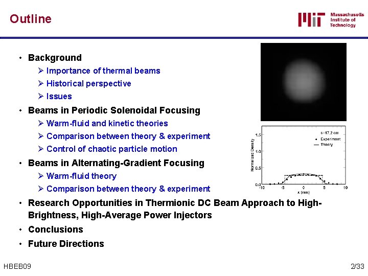 Outline • Background Ø Importance of thermal beams Ø Historical perspective Ø Issues •