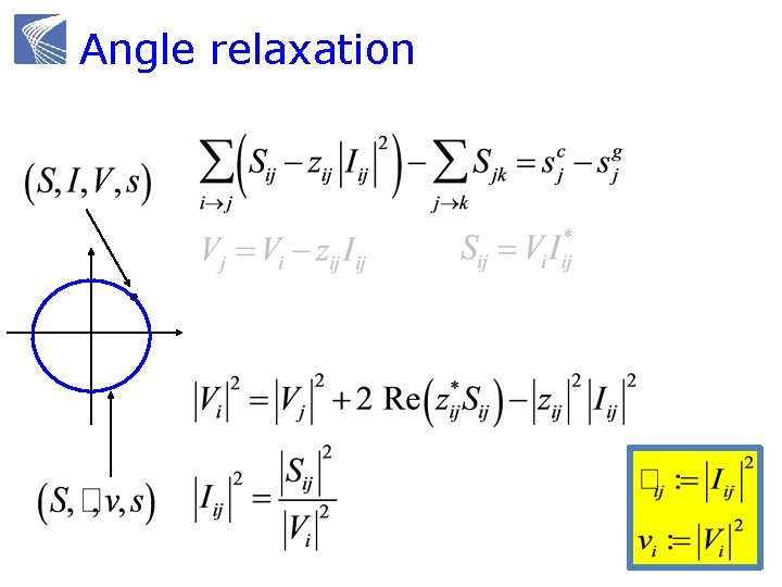 Angle relaxation 