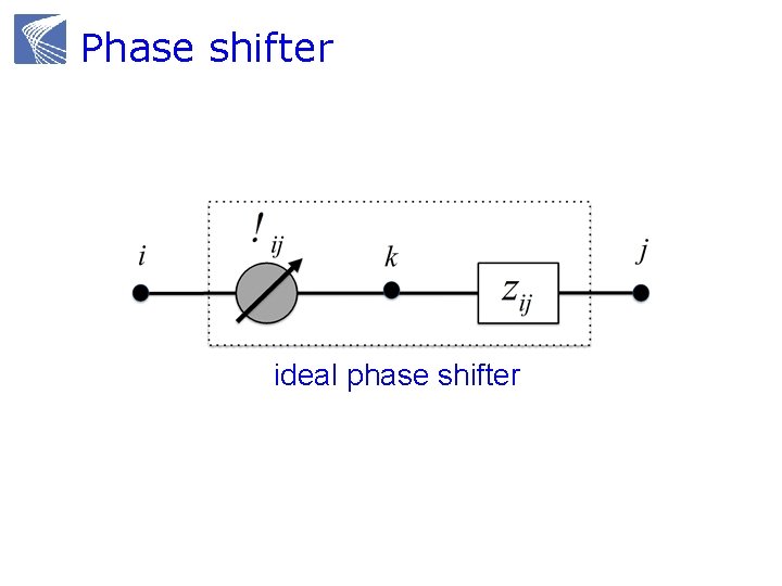 Phase shifter ideal phase shifter 