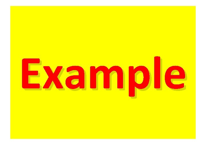 Example 