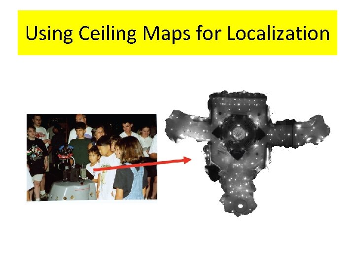 Using Ceiling Maps for Localization 