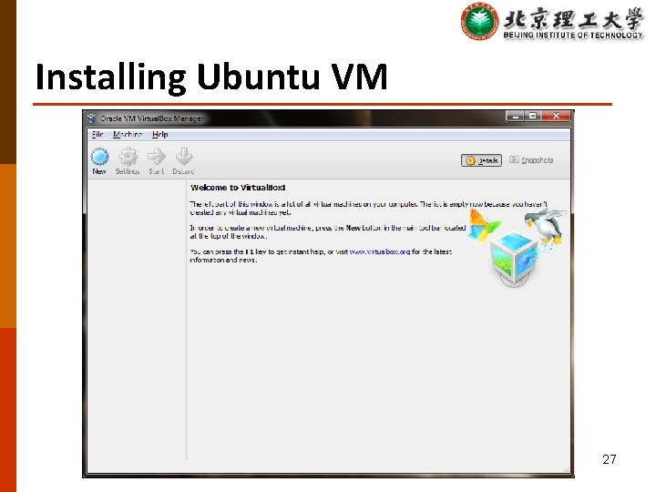 Installing Ubuntu VM 27 