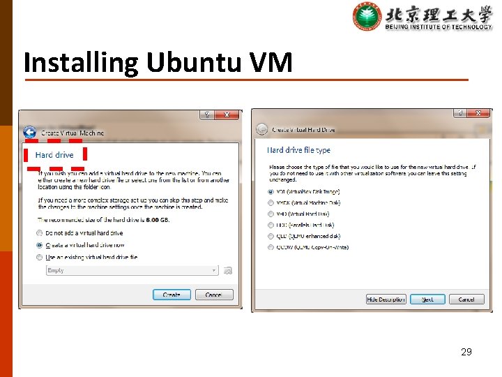 Installing Ubuntu VM 29 