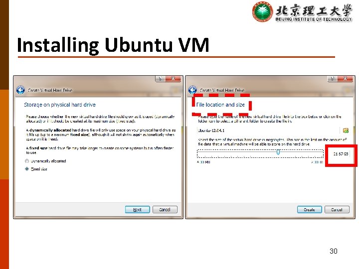 Installing Ubuntu VM 30 