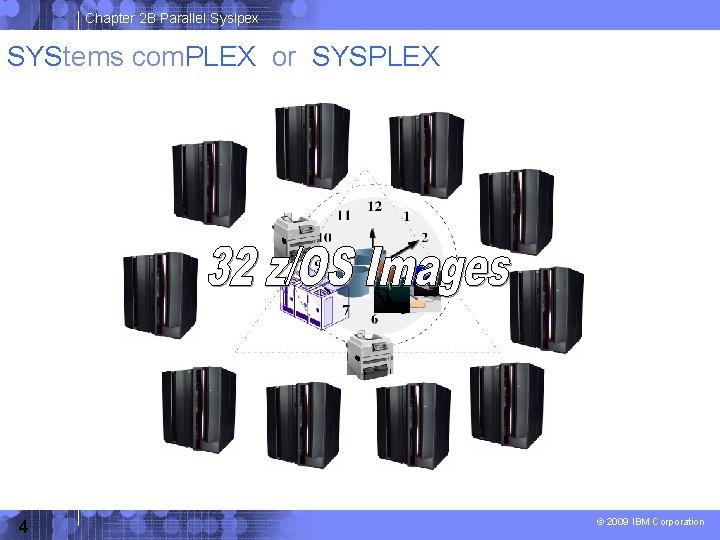 Chapter 2 B Parallel Syslpex SYStems com. PLEX or SYSPLEX 4 © 2009 IBM