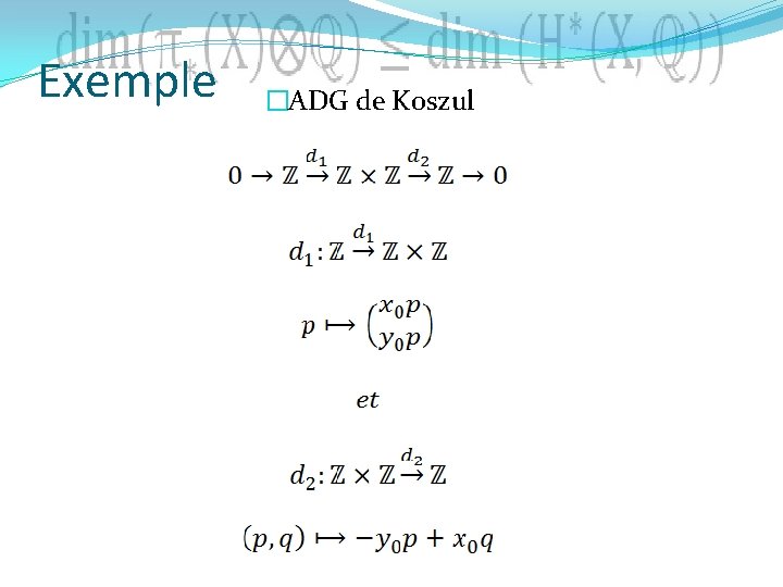 Exemple �ADG de Koszul 