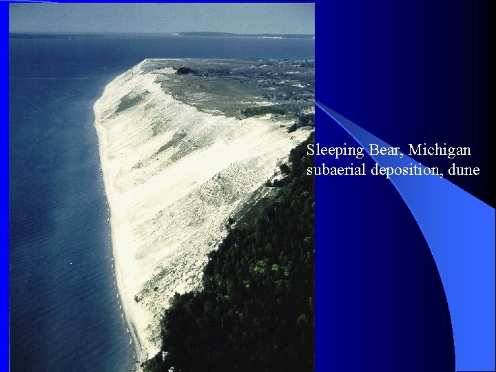 Sleeping Bear, Michigan subaerial deposition, dune 