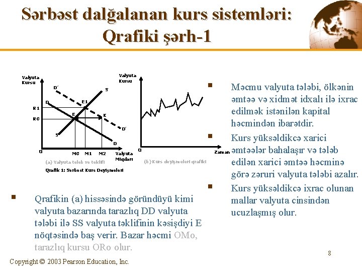 Sərbəst dalğalanan kurs sistemləri: Qrafiki şərh-1 Valyuta Kursu § Məcmu valyuta tələbi, ölkənin əmtəə