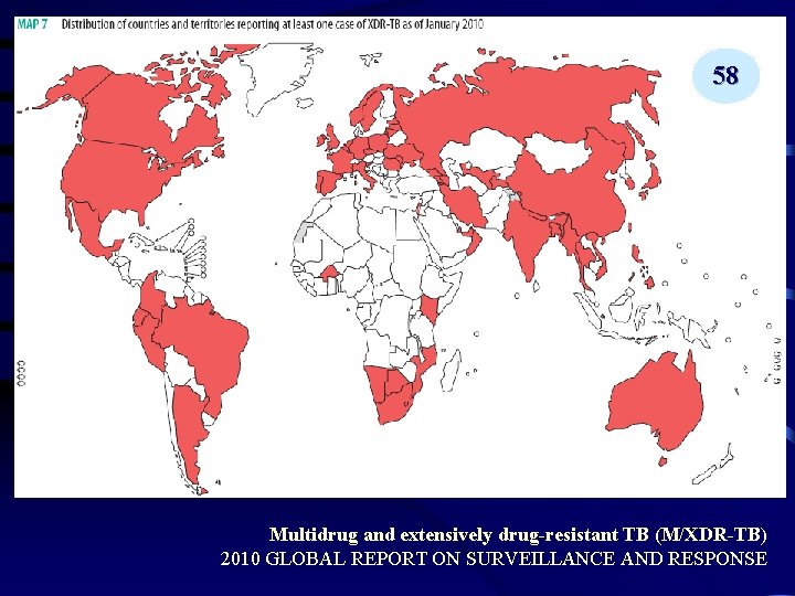 58 Multidrug and extensively drug-resistant TB (M/XDR-TB) 2010 GLOBAL REPORT ON SURVEILLANCE AND RESPONSE