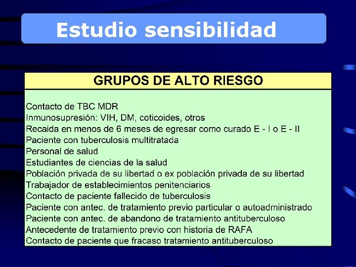 Estudio sensibilidad 