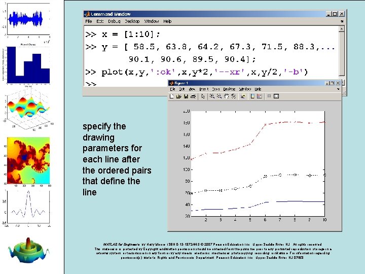 specify the drawing parameters for each line after the ordered pairs that define the specify the drawing parameters for each line after the ordered pairs that define the