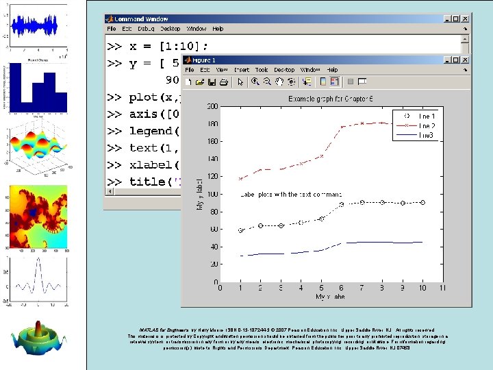 MATLAB for Engineers, by Holly Moore. ISBN 0 -13 -187244 -3. © 2007 Pearson MATLAB for Engineers, by Holly Moore. ISBN 0 -13 -187244 -3. © 2007 Pearson