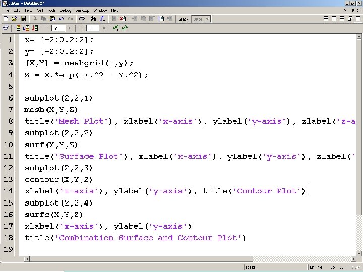 MATLAB for Engineers, by Holly Moore. ISBN 0 -13 -187244 -3. © 2007 Pearson MATLAB for Engineers, by Holly Moore. ISBN 0 -13 -187244 -3. © 2007 Pearson